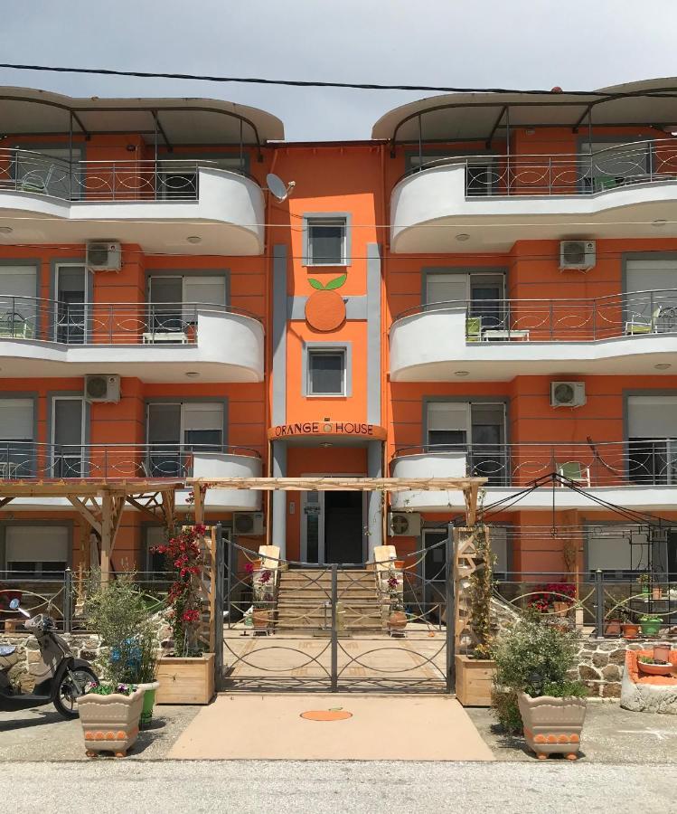Ferienwohnung Orange House Keramotí Exterior foto